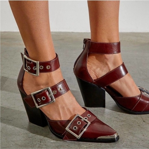 Free People x Jeffrey Campbell Hendrix Heels Size 6 NWT - Picture 1 of 14